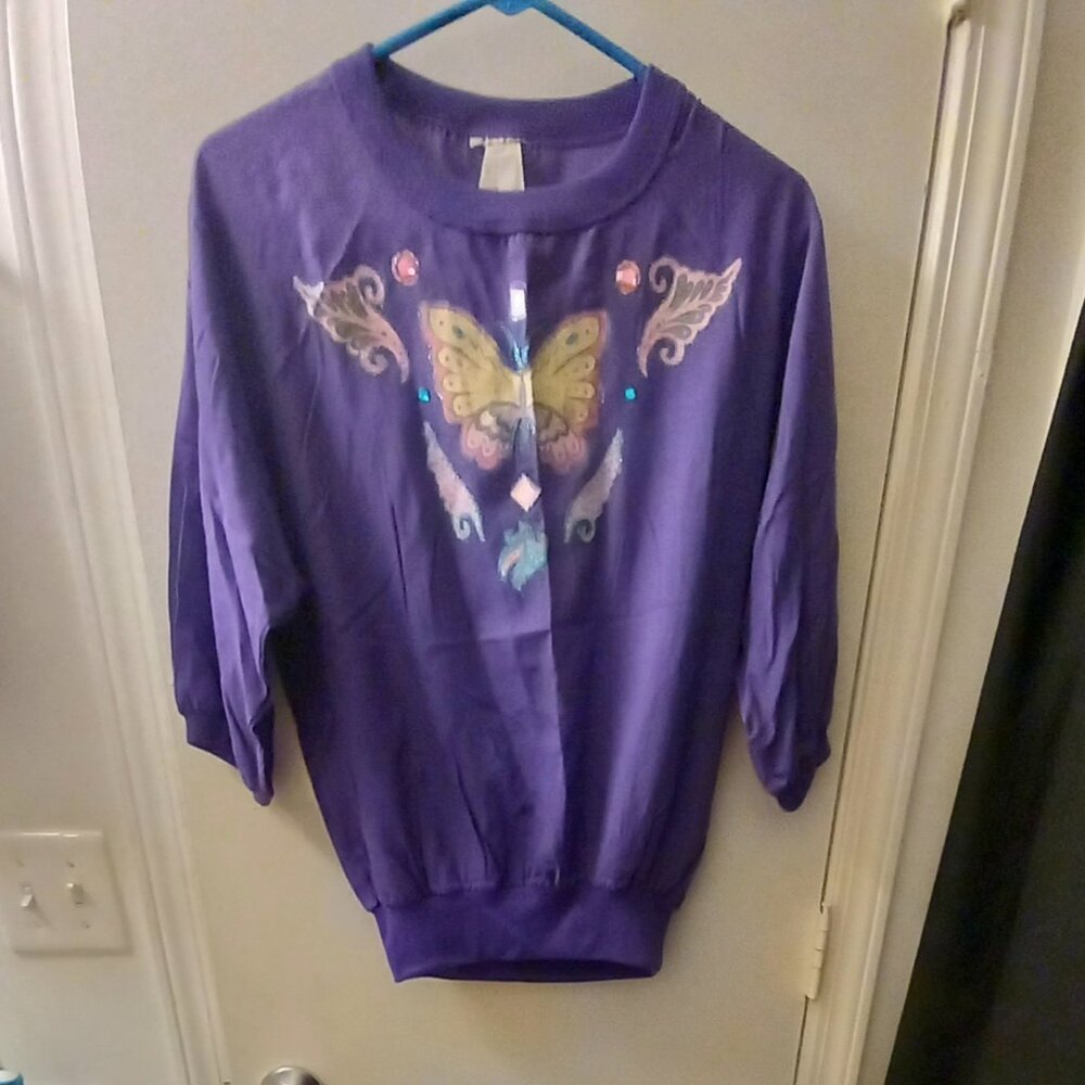 Vintage Handmade Embellished Top